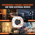 thumbnail image 6 of KFFKFF 3000VA Variable Voltage Transformer 23A 0-130V Voltage Regulator LCD, 6 of 9