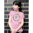 thumbnail image 2 of Elephant With Plant Circle T-Shirt Juniors -Image by Shutterstock,  Large, 2 of 4