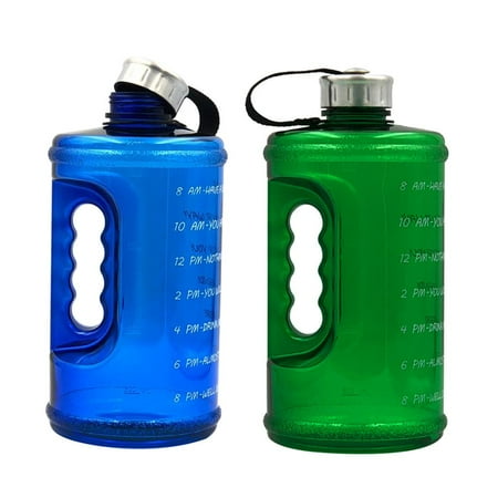 

2pcs Water Bottle Drinking Jug Cup Outdoor Bike Gym Camping 73oz