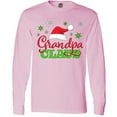 thumbnail image 3 of Inktastic Grandpa Claus with Christmas Santa Hat and Snowflakes Long Sleeve T-Shirt, 3 of 5