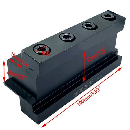 

Goodhd SMBB1626 2026 2032 2532 3232 Grooving Parting Plate Holder Cut Off Block for SPB