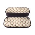 thumbnail image 5 of Geaub sloth yoga large capacity pencil case - dual zipper, multiple pockets, durable material, versatile use for stationery, cosmetics, and more, 5 of 6