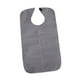 thumbnail image 5 of Babero para adultos mayores, impermeable, protector de ropa, tamaño grande, portátil gris, 5 of 9