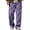 Purple, variant on SAWOBUUN Men's Wide Leg Corduroy Pants Elastic Waist Loose Fit Trousers Soft Straight Leg Casual Slacks for Fall Winter