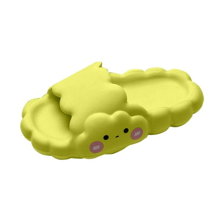 

Slippers For Women Ladies Bathroom Home Slippers Casual Sandals Cute Cloud Platform Home Slippers Slippers Eva Green 38-39