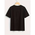 thumbnail image 2 of Men's 'Sleeps Well with Others' Graphic Cotton T-Shirt – Casual, Comfortable, and Versatile for Casual Attire, Valentine's Day or Christmas Gift, Black with White Print, 100% Cotton,, 2 of 5