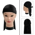 thumbnail image 6 of Unisex Velvet Bandana Headwear Silk Pirate Wrap Hat, 6 of 8