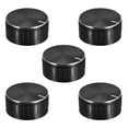 thumbnail image 4 of 5 pcs Potentiometer Knob Knurled Shaft Black Aluminum Groove Surface Rotary Knob 40mmx17mm Volume Control Knob, 4 of 4