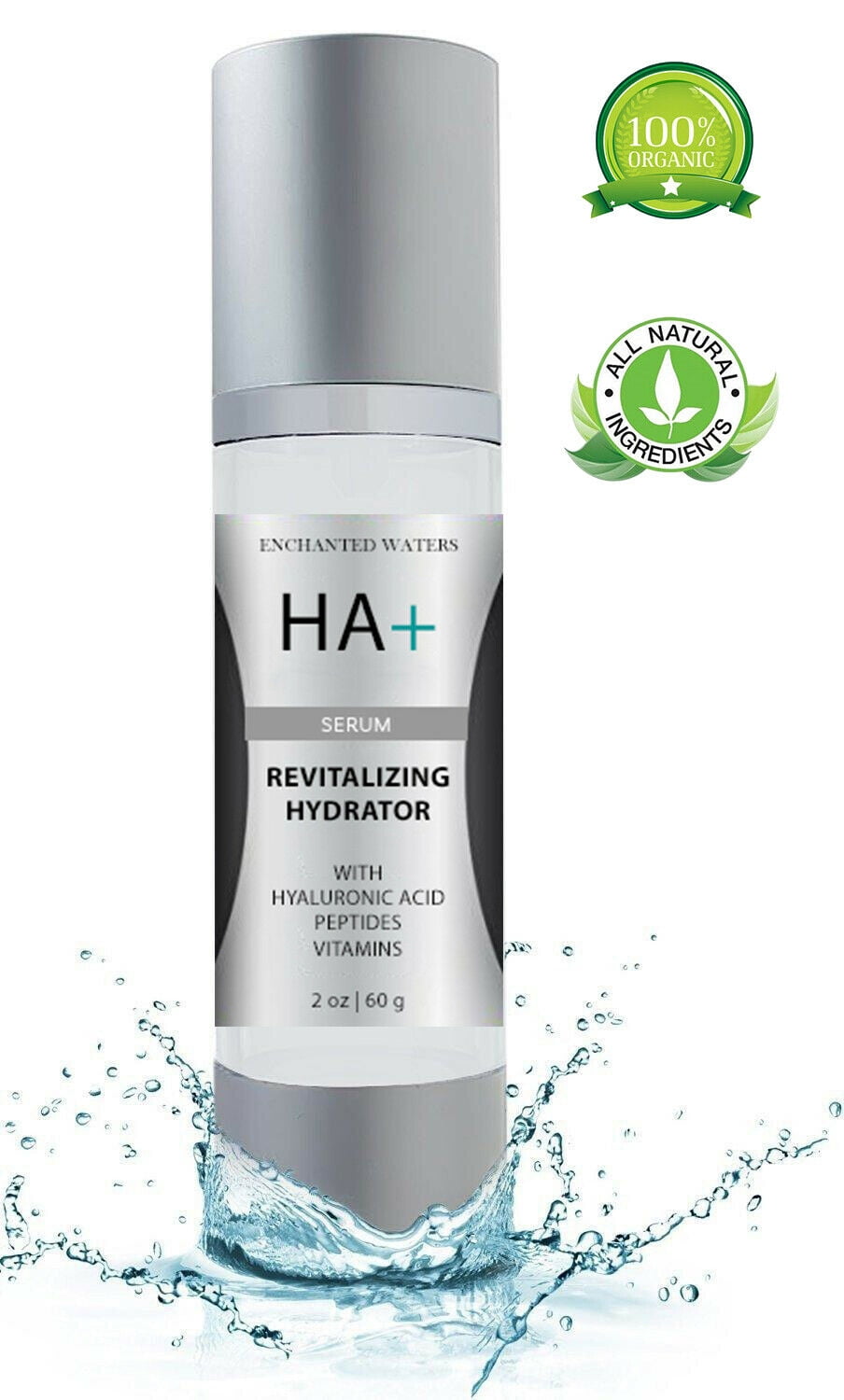 HYALURONIC ACID SERUM (HA+) Anti Aging Wrinkle Rejuvenating Hydrating Peptides