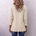 thumbnail image 5 of Szhihuiw Women's Cardigan Sweaters Fall Business Casual Tops Lightweight Long Sleeve Button Up Cardigans Fashion Sweaters for Women Trendy, 5 of 9