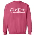 thumbnail image 2 of OXI Crewneck Sweatshirt - I Ate Some Pi Day It Was Delicious Math,Basic Casual Sweatshirts for Men's and Women Fleece Sweatshirt Long Sleeve- Safety Pink Medium, 2 of 2