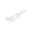 Genuine OE Land-Rover Catalytic Converter - WCD501680