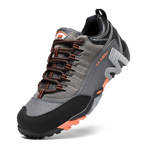 SKIUHS Men's Lightweight Hiking Shoes - Breathable Mesh, Non-Slip Rubber Sole for Outdoor Adventures