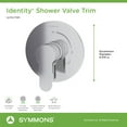 thumbnail image 3 of Symmons S6790STNTRM Identity Single Handle Volume Control Valve Trim - Nickel, 3 of 7
