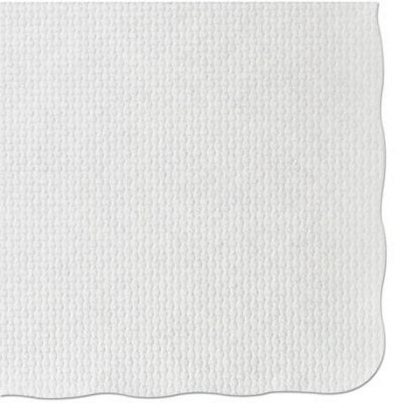 Hoffmaster, HFMPM32052, Scalloped Edge Placemats, 1000 / Carton, White