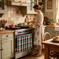 thumbnail image 4 of Clearance! Zguuel Handmade Oven Curtain Skirt, Farmhouse Stove Cover for Kitchen, 4 of 4