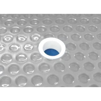 Sun2Solar Clear 18 Foot Round Solar Pool Cover | 1200 Series Heating Blanket for Above Ground Swimming Pools | Includes Pack of 6 Grommet