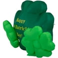 thumbnail image 3 of LED Lighted Inflatable Happy St. Patrick's Day Triple Shamrock Outdoor Decoration - 60", 3 of 7