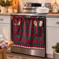 thumbnail image 5 of Oven Skirt Curtain with Tie Top, Farmhouse Decorative Stove Door Panel Curtain, Rustic Kitchen Decor for Country Home Kitchen Decoration, 5 of 6