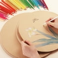 thumbnail image 4 of GOOHOCHY Round Light Brown Paper For Artists 25Pcs 14.2In 11.4In, 4 of 8