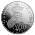 thumbnail image 2 of 2014 GB 1 oz Platinum First World War 100th Anniv PF-70 NGC, 2 of 3