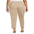 thumbnail image 3 of CHUANK Pantalon Habillé Coupe Ajustée pour Femmes Grande Taille, 3 of 6