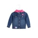 thumbnail image 2 of Chamarra denim con capucha desmontable /Kids 31701 (Azul dark) azul oscuro 4-5 Años, 2 of 6