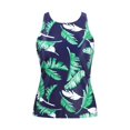 thumbnail image 6 of Zhden Tankini Tops for Women Push Up Swimwear Halter Bathing Suit Full Coverage Tankini Tops（Navy,L）, 6 of 7