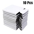thumbnail image 1 of 10 Pcs Housses Pliables Isolées pour Manchons de Refroidisseur de Canettes de Bière, Housses Réutilisables pour Boissons, 1 of 8