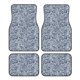 thumbnail image 1 of Fotbe Paisley4 Juego de 4 Tapetes para Auto con Estampado – Alfombrillas de Goma Reforzada, Diseño Antideslizante, Protección para Todo el Año – Vehículos, Autos, Camionetas y SUVs, 1 of 7