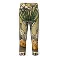 thumbnail image 2 of Disketp Vintage Garlic Bread Illustration for Teenagers' Pajama Pants ,Lounge Pants Teen joggers Ideal for Home, School, or Sports-XS(5-6), 2 of 6