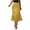 Yellow, variant on zhi Women's Flared Midi Skirt - Romantic Dates & Casual Gatherings，Blue，XXL