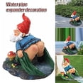 thumbnail image 2 of Resina Gnome Downspout Extender Decoración Gnomo De Jardín Estatua Escultura De Césped Decoración Al Aire Libre Monstrate HA036172-00, 2 of 6