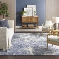 thumbnail image 4 of Nourison Splendid Modern Abstract High-Low Indoor Area Rug Navy Ivory 7'10" x 9'10", 4 of 8