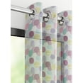 thumbnail image 2 of DDecor Premium Room Darkening Readymade Door 7 FT Curtain with Eyelet Style | Polyester Fabric | Stylish Geometric Curtain for Living Room & Bedroom | 135 CM X 225 CM | Set of 1 - Green, 2 of 5