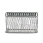 Design Ideas MagNet Bin, Extra Large, Silver Metal Mesh