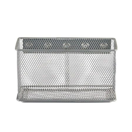 Design Ideas MagNet Bin, Extra Large, Silver Metal Mesh