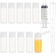 thumbnail image 6 of 10 Pack 12ml Small Plastic Flip Cap Sample Bottle Empty Refillable Travel Bottles for Makeup Cosmetic Toiletries Product, 6 of 7