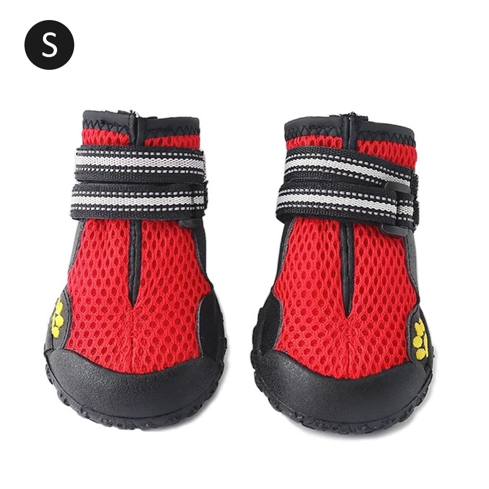 Akoyovwerve 4 PCS Waterproof Dog Shoes Outdoor Running Pet Akoyovwerve 4 PCS Waterproof Dog Shoes Outdoor Running Pet