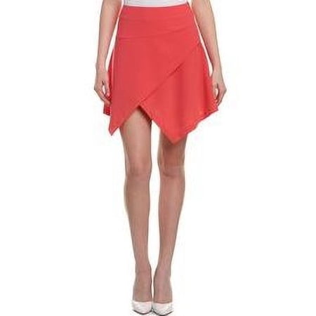 BB Dakota Women's Criss Cross Glow Satiny Skort, 6