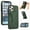 Green, variant on TOP SHE Case for Apple iPhone 12 Mini, iPhone 12 Mini Case (5.4 Inch) - Synthetic Leather Protective Case with Card Slot / Kickstand, Slim Fit Lightweight Simple Fashion Cover (Brown)