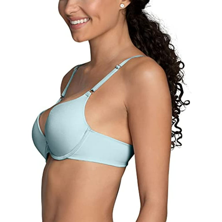 Vanity Fair Women's Ego Boost Push Up Bra (+1 Cup Size), Clear Waters, 34C  