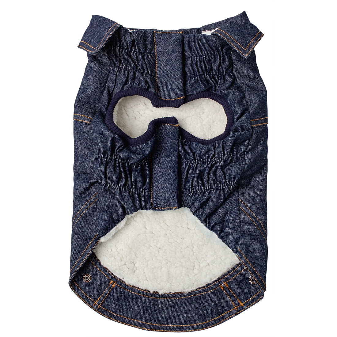 GF PET Denim Dog Jacket Elastofit Apparel for Small Medium Large Dogs Pets, XL