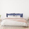 thumbnail image 5 of PiccoCasa 2 Pcs Satin Pillowcase, Super Soft Envelope Pillow Shams, 20"x36" Slate Gray, 5 of 7