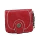 thumbnail image 5 of Minnieouse Cartera corta de almacenamiento, portátil, plegable, de cuero PU, monedero, tarjetero, regalo de cumpleaños, rojo vino Vino rojo 2piezas Minnieouse CBP045386, 5 of 6