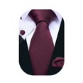 thumbnail image 1 of Conjunto de corbata Barry.Wang Silk extra larga de 150 cm para boda, 1 of 8