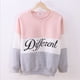 thumbnail image 5 of Sudaderas con capucha estampadas con letras de retales de lana para mujer O Cuello de manga larga Pullover Tops Sudaderas Methold  FS6424-07, 5 of 5