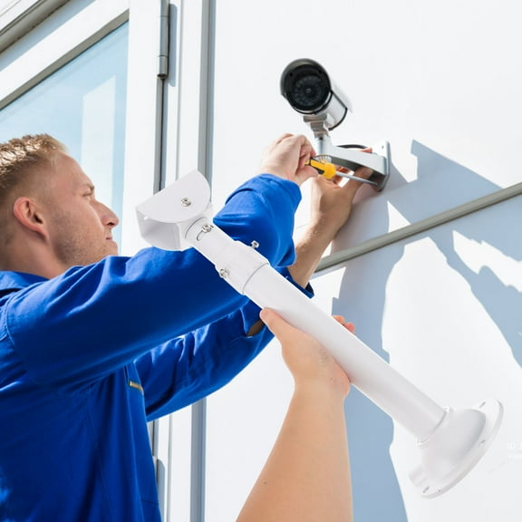 IDEANATEGRATE 1Pcs Camera Bracket for Security Camera Mounting Pole with Support and Rotation Indoor Outdoor