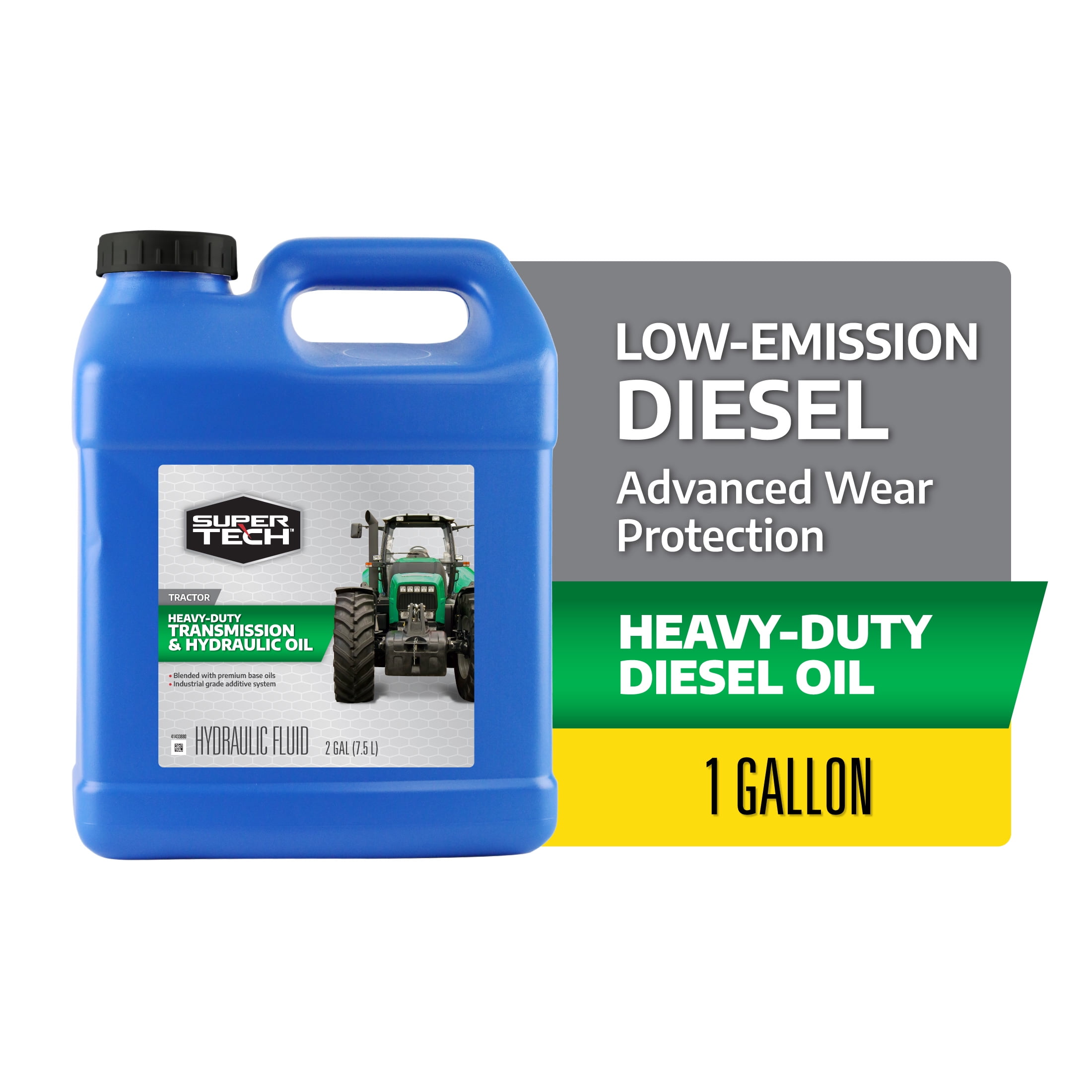 Super Tech Heavy Duty SAE 15W-40 Motor Oil, 2 Gallons
