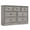 Gray, variant on LGHM 7 Drawer Dresser, Modern Chest of Drawers for Bedroom Living Room, Gray